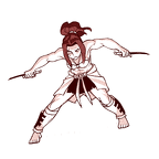 Dagger Fighting Stance